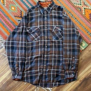 80s NorthWest Blue Plaid